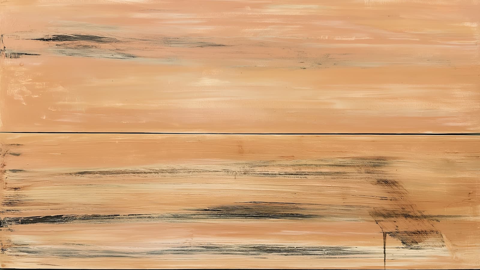 Abstract Horizon In Peach