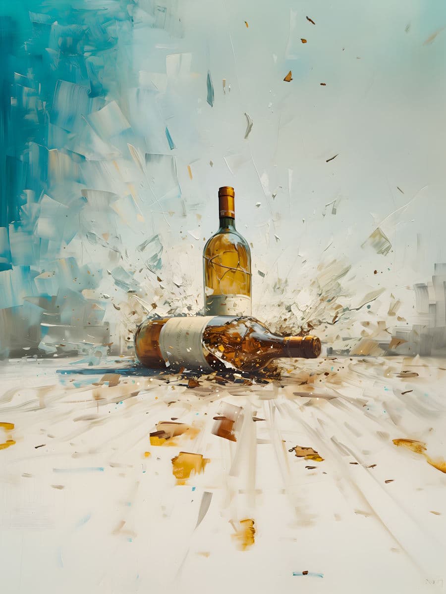 Explosive Still Life in Amber