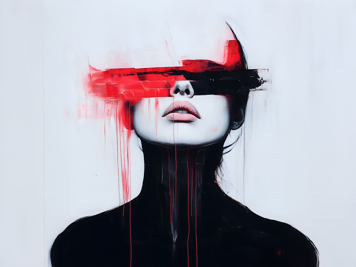 Obscured Vision in Crimson