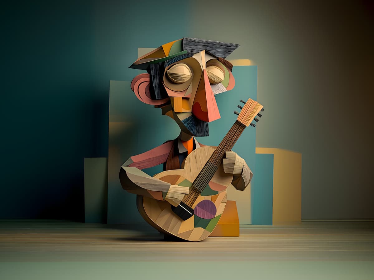 The Cubist Guitarist's Song